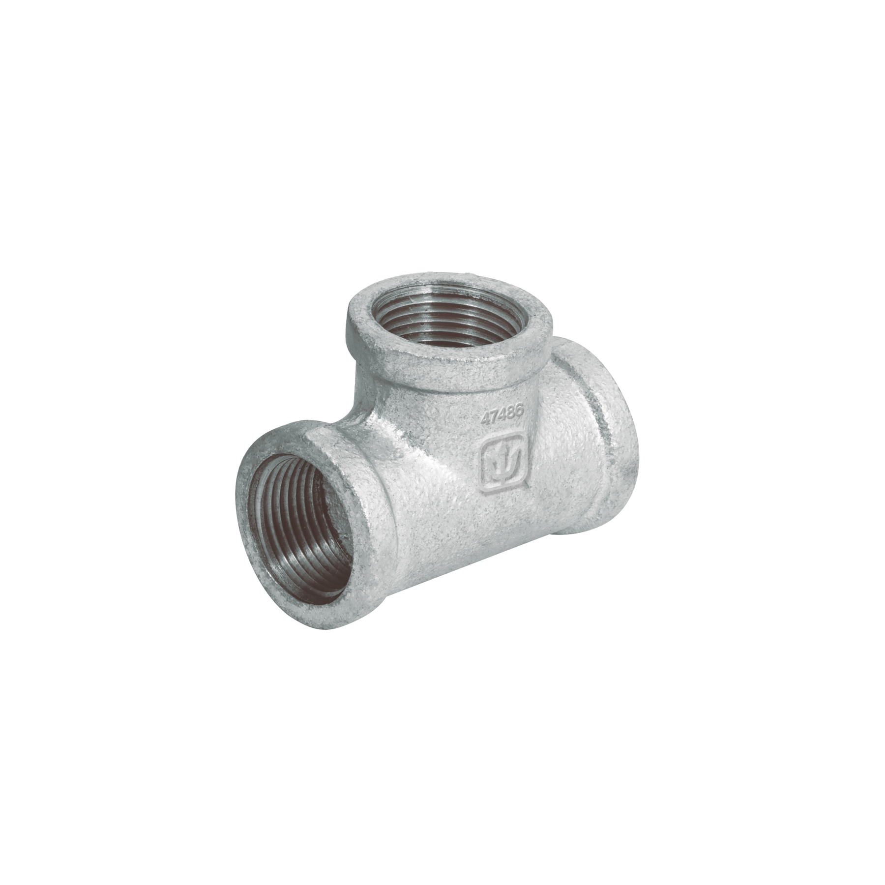Tee sencilla 3/4" acero galvanizado, FOSET