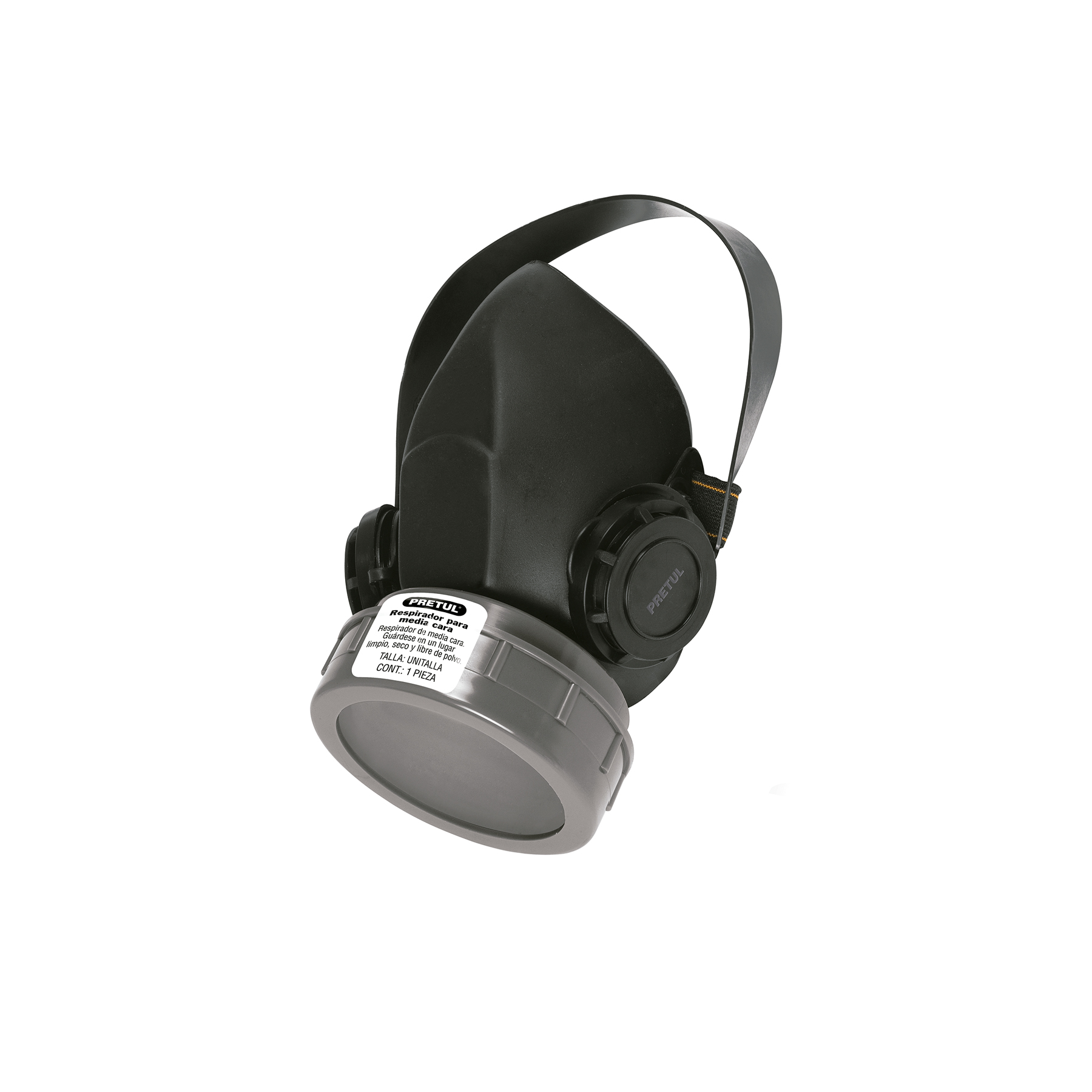 Respirador sin cartucho, 1 filtro, PRETUL