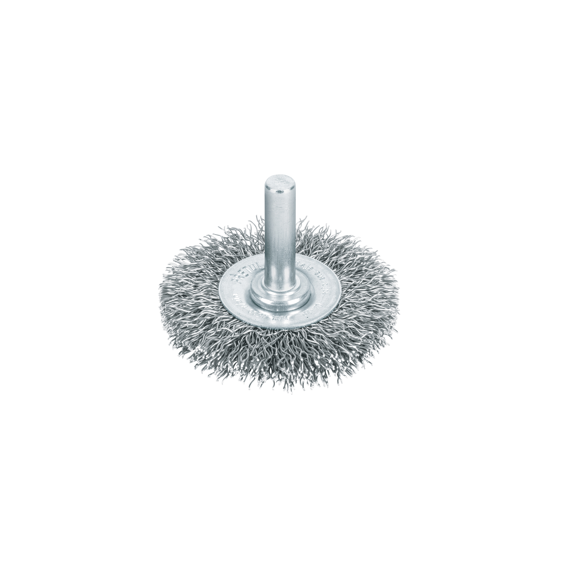 Carda circular 2" alambre grueso para taladro, PRETUL